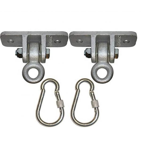 Quality 2 Heavy Duty Ductile Iron Swing Hangers for Wooden Sets Includes 2 Snap Hooks wholesale