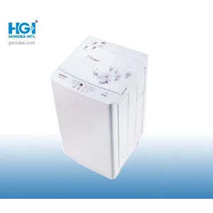 Cheap Fully Automatic Plastic Door White Top Loading Washing Machine 7KG for sale