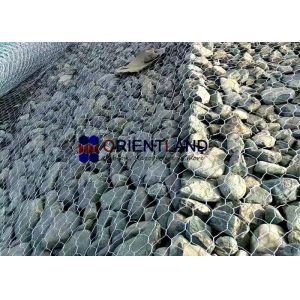 Woven Mesh Gabions Gabion For River And Canal Training Works