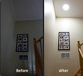 Roof Mounted Solar Powered LED Lights 6 Watt Economic Model With Brackets