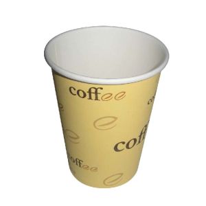 Cheap Disposable Custom Printed Paper Cups PE Coating 12 Oz Hot Cups Eco Friendly for sale