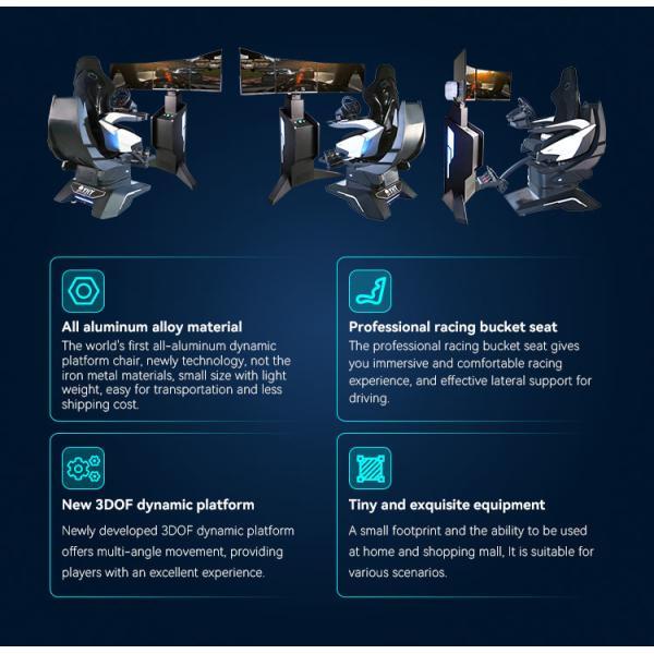 YHY Ultimate Racing All-Aluminum Alloy VR Racing Simulator for an Immersive Experience