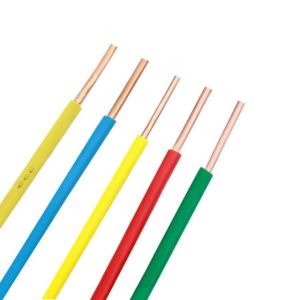 Solid PVC Insulated Electrical Wire 6mm With PVC Insulation Material