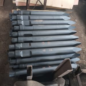 Excavator Hydraulic Breaker Chisel Tool Blunt Wedge Type 68mm 135mm 140mm