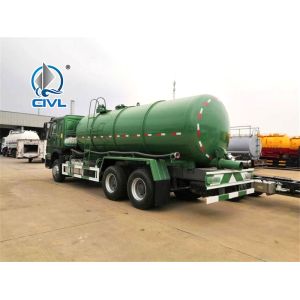 6x4 Sinotruk Howo 18CBM Sewer Suction Sludge Transporter Sewage Suction Truck