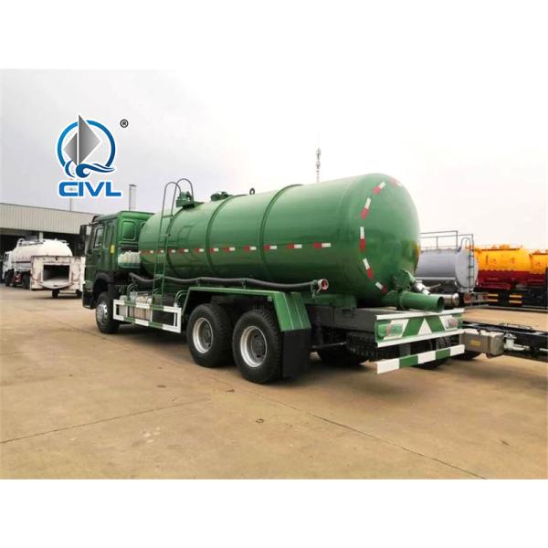 Quality 6x4 Sinotruk Howo 16CBM Sewer Suction Sludge Transporter Sewage Suction Truck wholesale