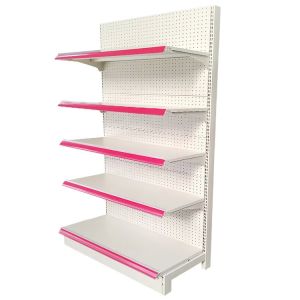 Fashion factory customized supermarket shelf gondola shelf pharmacy shelf