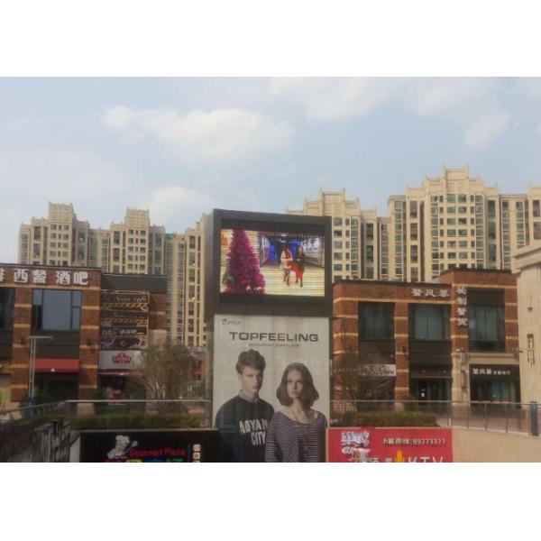 Quality SMD3535 P10 Outdoor Led Display , Led Screen Sign Board High Contrast Ratio wholesale