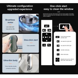 65dB Huidi RN2-01 EU and US Plug Types Smart Automatic Cordless Robot Vacuum