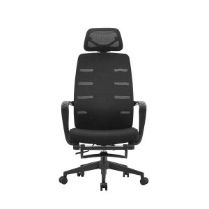Fabric Office Manager Chair with Adjustable Headrest and 165 Degree Reclining