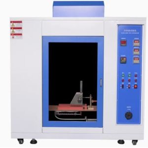 Keystroke Rubber Test Chamber Glow Wire Combusting Vertical Flammability Tester