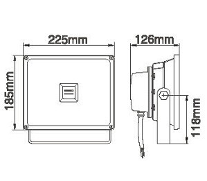 30W led projector lighting IP65 supplier