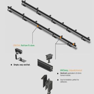 SUS Solar Panel Tile Roof Hook Metal Roof Solar Mounting Systems