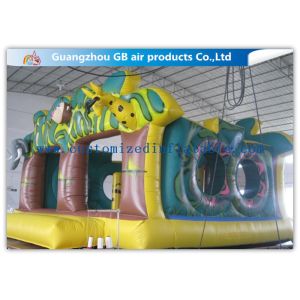 Zoo Theme Inflatable Jungle Bouncer Amusement Jungle Inflatable Bouncy Castle
