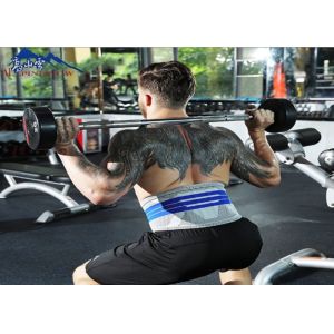 Elastic Flat Knitting 3d Weaving Fabric Waist Black Back Brace Support Neoprene