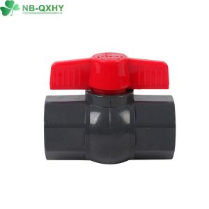 US 0/Piece PVC Red Handle Material Black Octangle Male and Female Threaded Ball