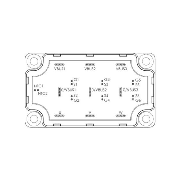 Quality Automotive IGBT Modules MSCSM120TAM16CTPAG 728W Discrete Semiconductor Modules wholesale