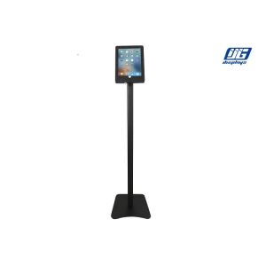 Vertical IPad Display Stand , Indoor Aluminum Ipad Display Holder Bent Pole