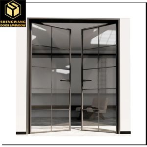 Villa Push Pull Curtain Wall Window Transparent Aluminium Window Sliding Frame
