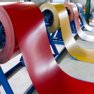 0.12-2.0mm PPGI Galvanized Steel Coil Length RAL Color System 220Mpa