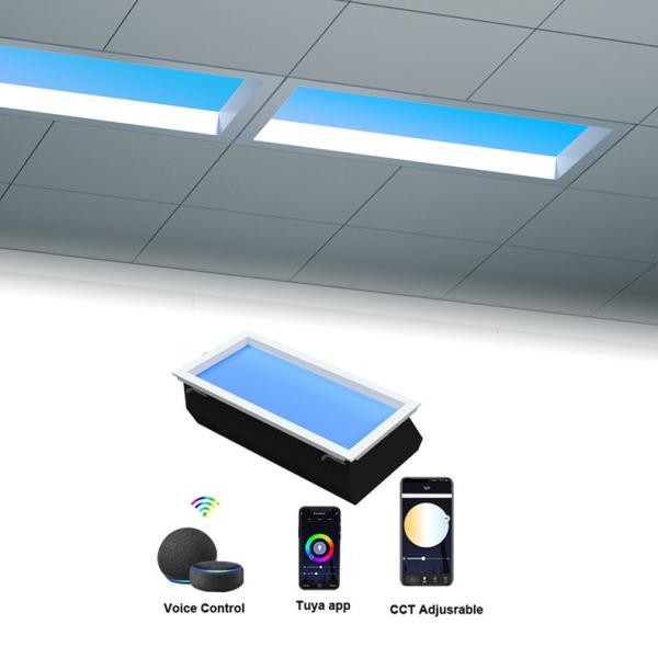 Quality 40W LED Ceiling Light Panel with Adjustable Color Temperature, Brightness, Smart App & DIY Modes wholesale