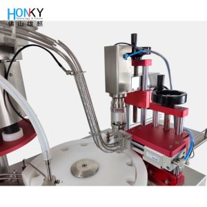 Fully Automatic 1kw Vial Filling And Capping Machine With Ceramic Pump