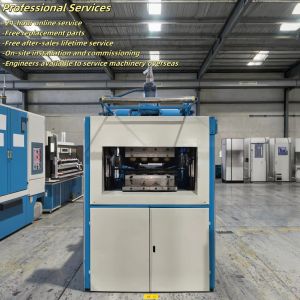 Multifunctional Plastic Cup Making Machine with 150mm Max Forming Depth