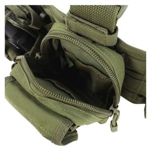 Flashlight Molle Magazine Pouches / Triple Magazine Pouch Leg Rig