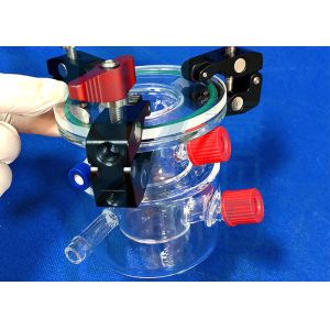 Customized Double Layer Quartz Glass Reactor For Chemical Laboratory Science Lab