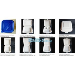 Disposable corn starch plates, biodegradable corn starch food container,