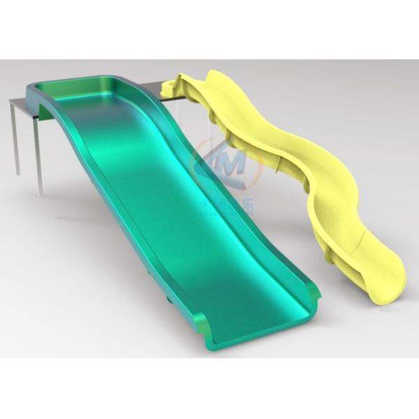 Quality Commercial Fibreglass Pool Water Slide Fun Pool Slides Safety For Entertainment wholesale