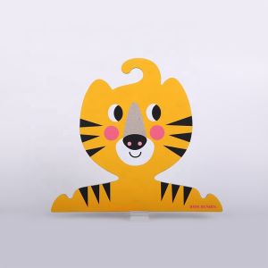 Custom Cardboard Pet Hangers Adjustable Style Dog Cardboard Hanger ROSH