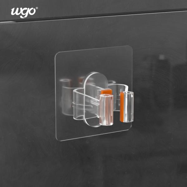 Quality Removed No Residue Leave Broom And Mop Holder Organizer Self Adhesive Mounted wholesale