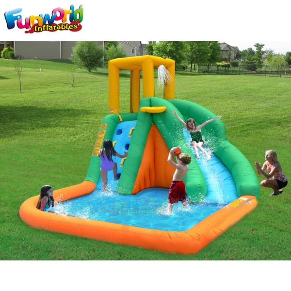 Fire - Retardant Backyard 0.55mm Outdoor Inflatable Water Slides