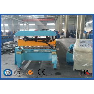 Coated Sheet Steel Cold Roll Forming Machine With Touch Screen PLC Frequency