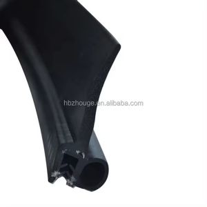 Black Waterproof Epdm Rubber Draught Seal Weather Strip For Shower Door