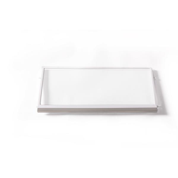 Quality Encapsulated Metallic Silver Tempered Glass Fridge Shelf wholesale