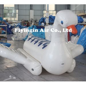 Water Toys Giant Cute Inflatable Floating Goose for Adults and Children