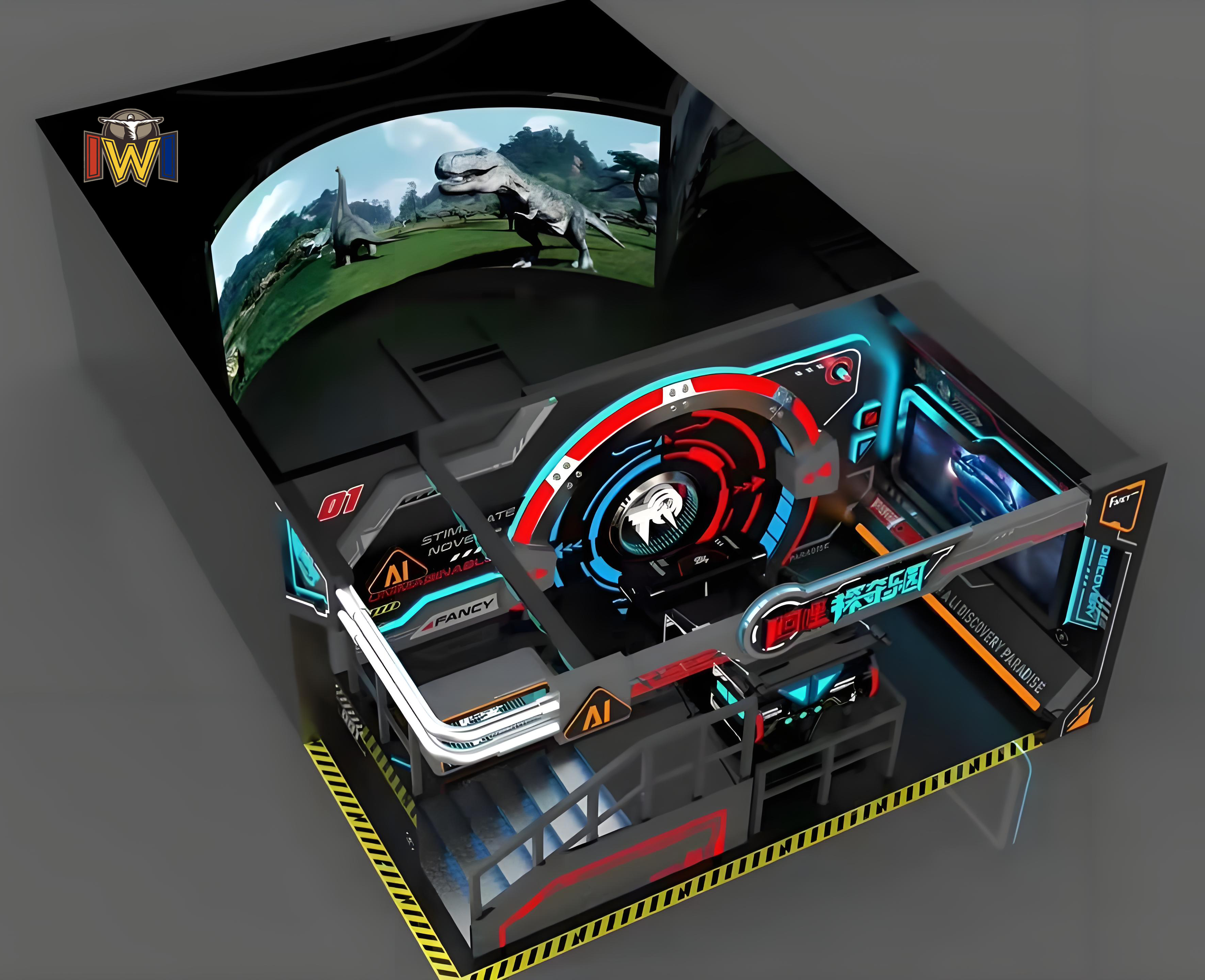 China High-Performance 150 Degree Vertical Perspective Curved Screen Cinema with 4K to 8K Resolution and 6800 ANSI Lumens for Theme Park VR 4D 9D Flying Theater on sale