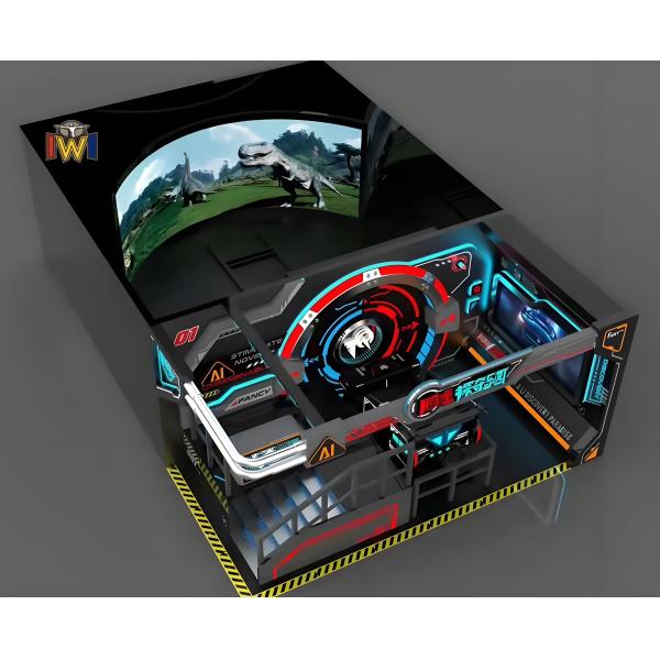 Quality High-Performance 150 Degree Vertical Perspective Curved Screen Cinema with 4K to 8K Resolution and 6800 ANSI Lumens for Theme Park VR 4D 9D Flying Theater wholesale