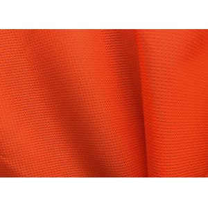 EN20471 100% Polyester Mesh Knitted Fluorescent Material Fabric Fire Retardant