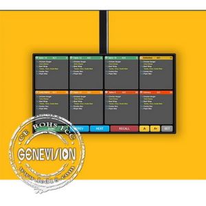 43 55 Inch FHD Narrow Bezel Hanging Wall Mount LCD Display Restaurant Menu