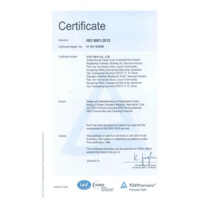 Cyg Tefa Co., Ltd. Certifications