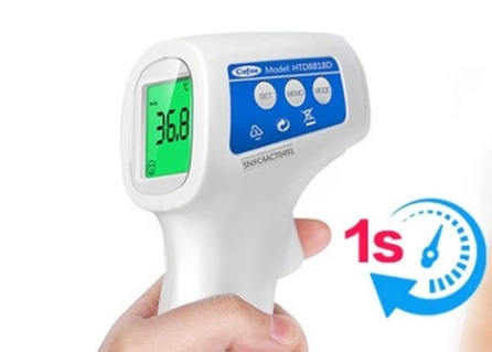 Quality Precision Engineered Digital Forehead Thermometer Built In Fever Alarm System wholesale