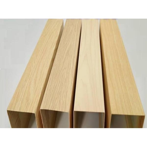 Standard 6063 T5 Different Kinds Of Grain Wood Aluminum Profile For Door And