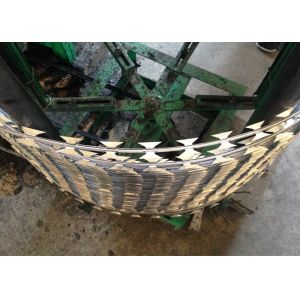 Stainless Steel Concertina Razor Barbed Wire For Fence With High Security