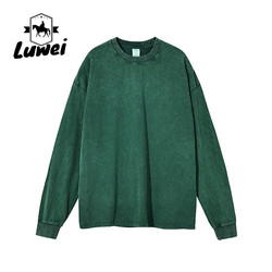 Customize Printed Heavy Cotton Hoodie Plus Size Plain Long Sleeve Sweatshirts