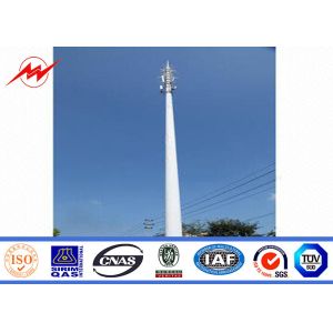 Communication Distribution Mono Pole Tower Customized Tapered 90 FT - 100 FT