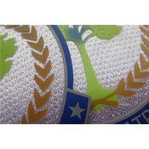 Washable Heat Transfer Flock Labels , Custom Screen Printing Patches