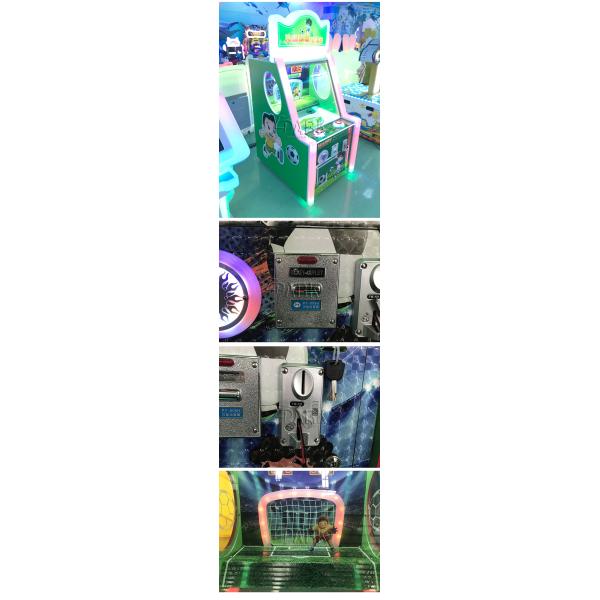 Football Shooting Kids Arcade Video Game With Hardware And Plastic Material